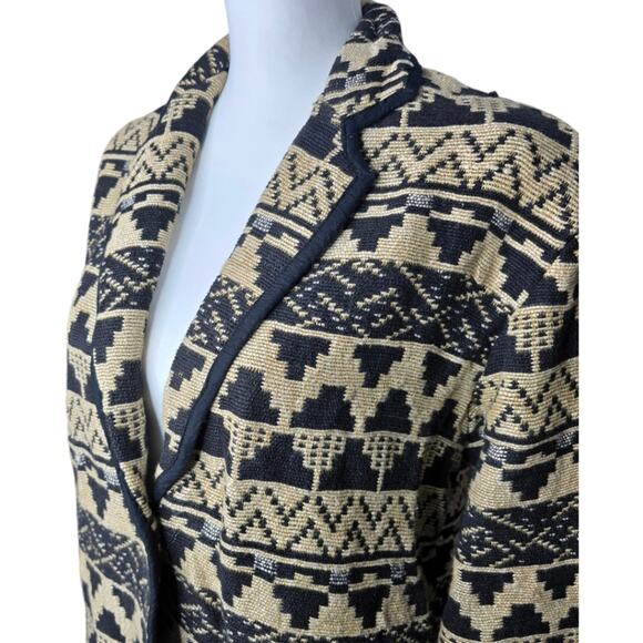 New Identity Vintage Southwestern Tapestry Cropped‎ Jacket Size S - Picture 4 of 14